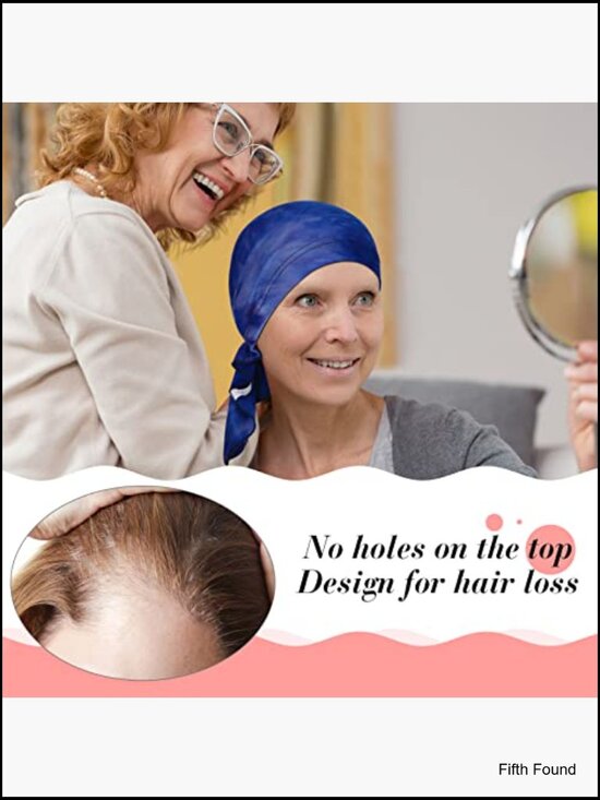 6-Pack Pre-Tied Head Scarf for Women Chemo Turban Beanie display picture 3